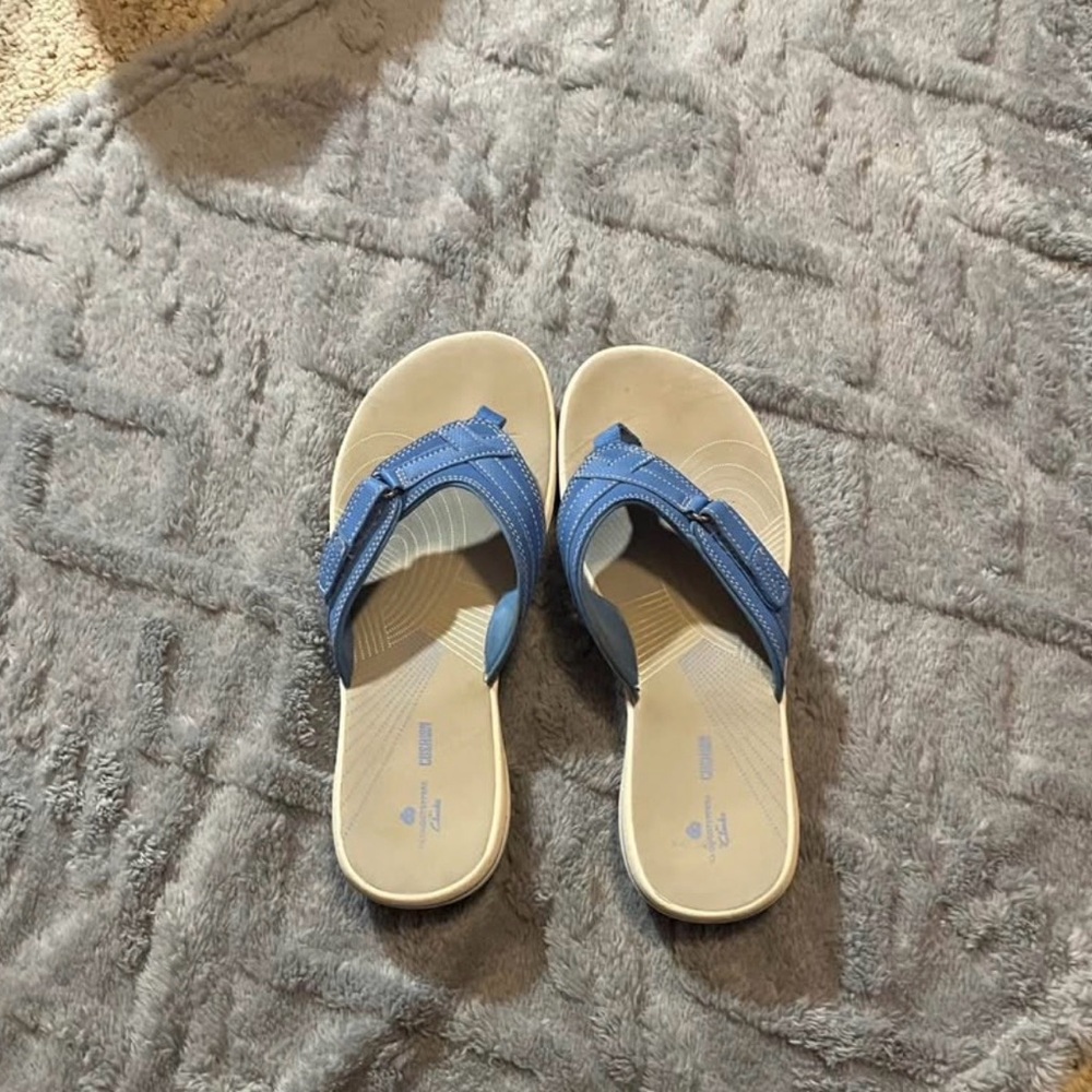 Cloudsteppers by Clarks Blue Sandals